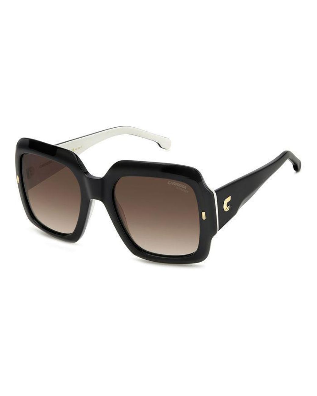 Carrera Black 3004/S 80S/Ha Sunglasses Acetate Squared Normal Shaded