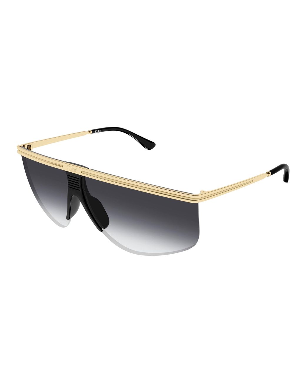 Chloé Black Ch0415S 001 Sunglasses Metal Pilot Nuanced