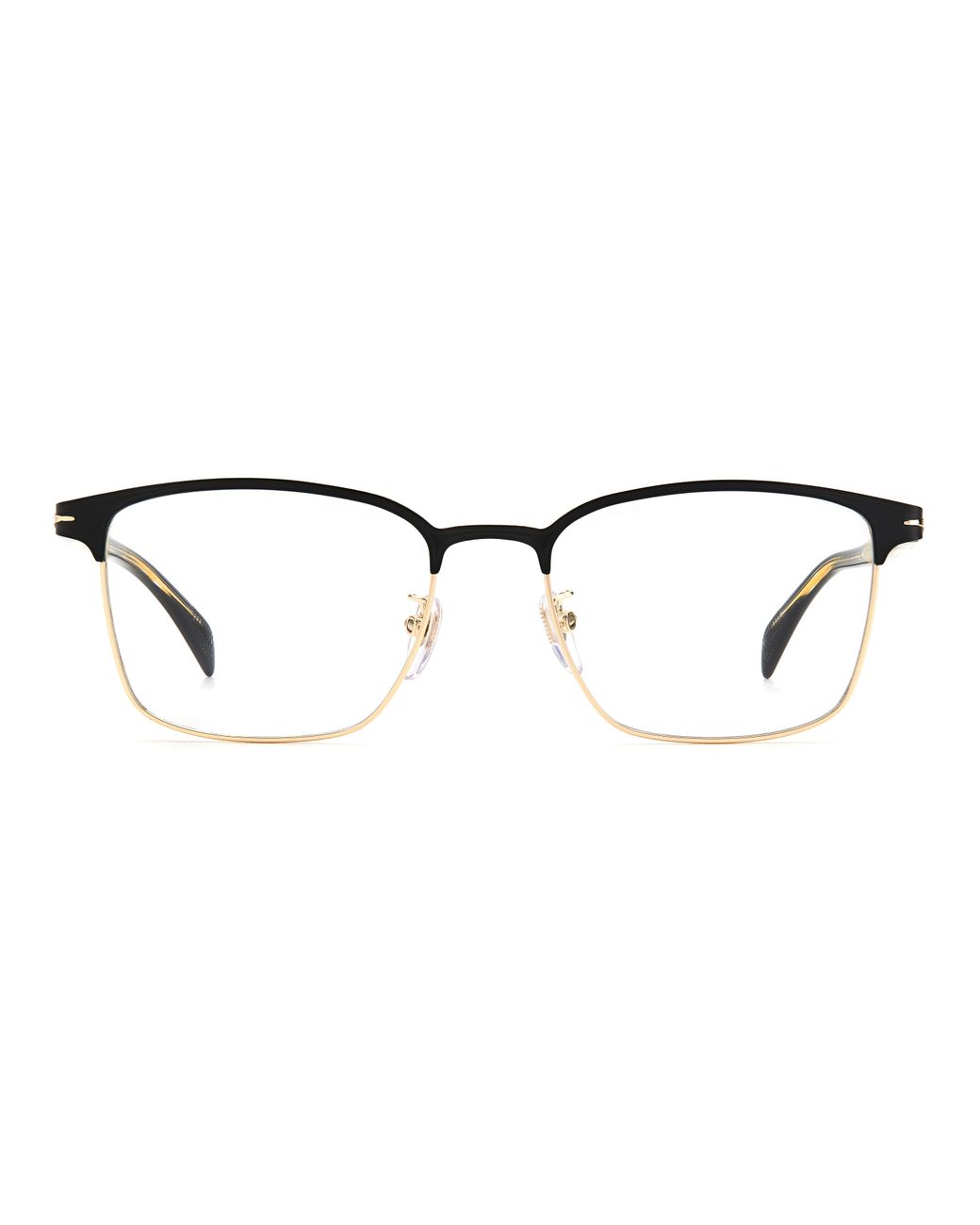 David Beckham Black Db 1059/F I46 Optical Frames Metal Squared for men