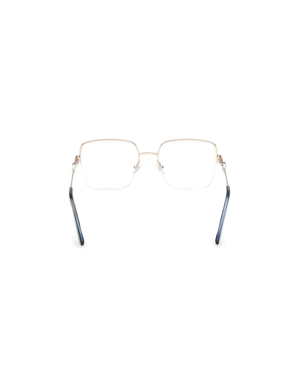 Guess Black Gu50347 032 Optical Frames Metal Squared Normal