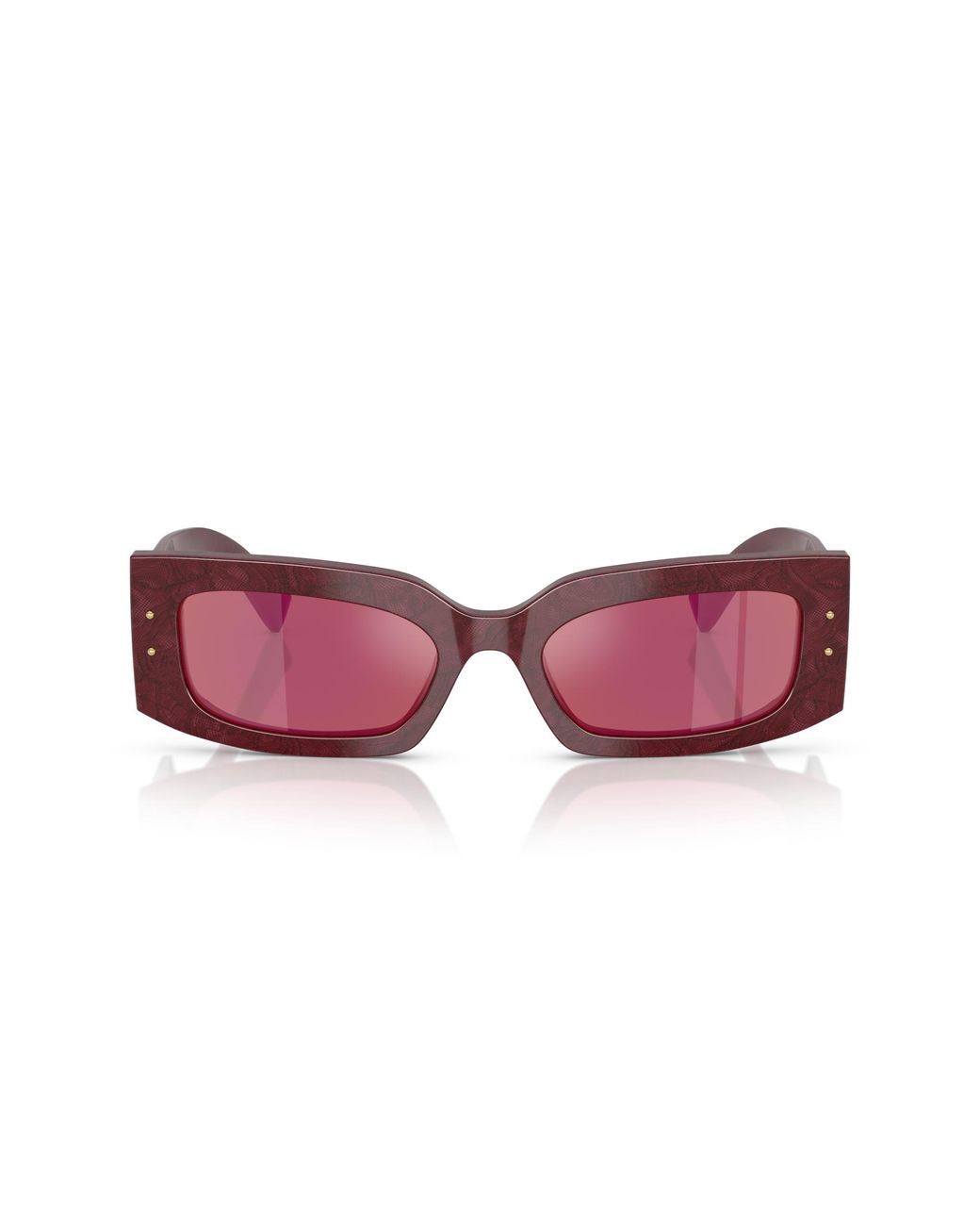 Dolce & Gabbana Black Dg4479 3442D0 Sunglasses Acetate Squared Mirrored
