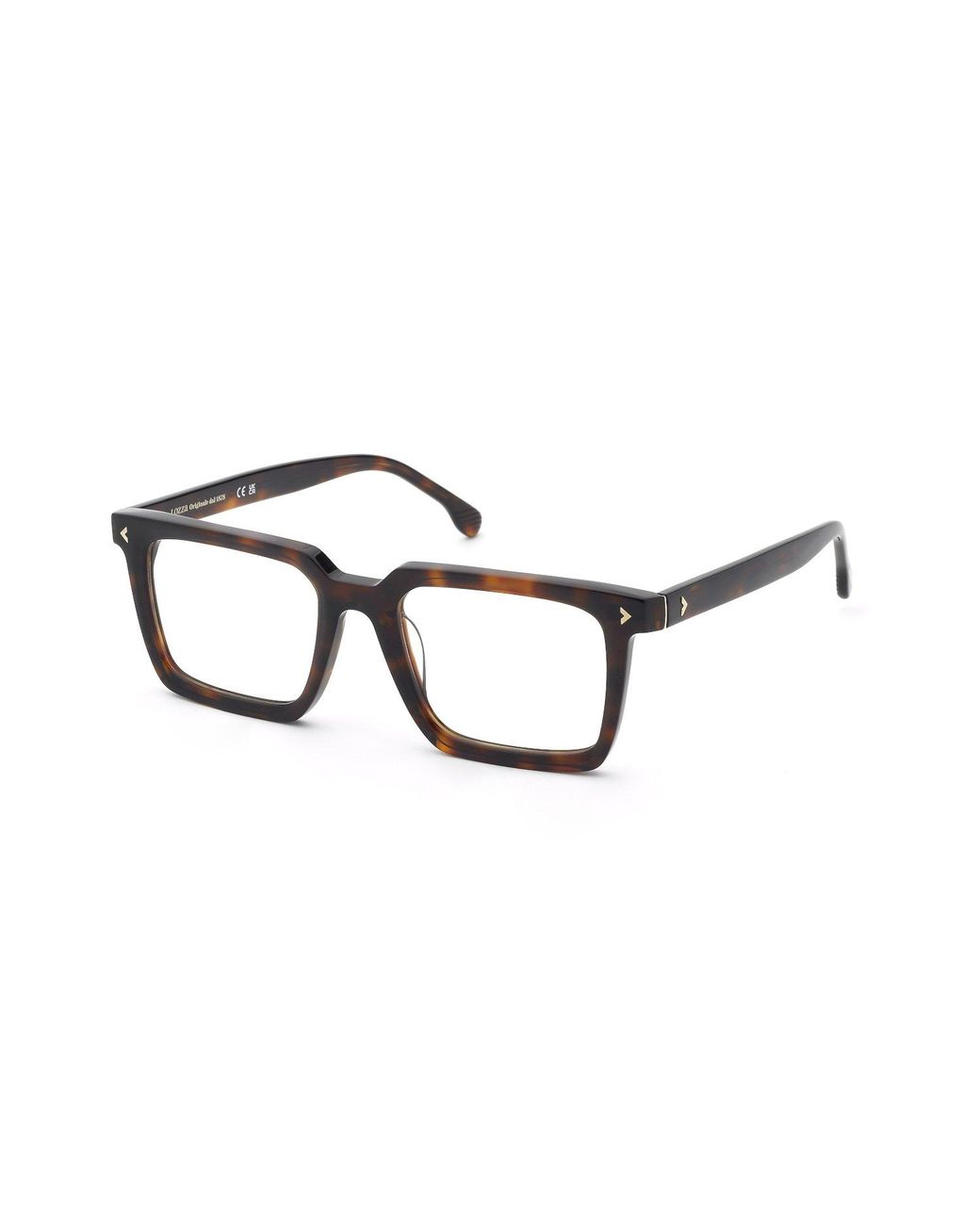 Lozza Black Vl4408 Sassari 3 714 Optical Frames Acetate Squared for men