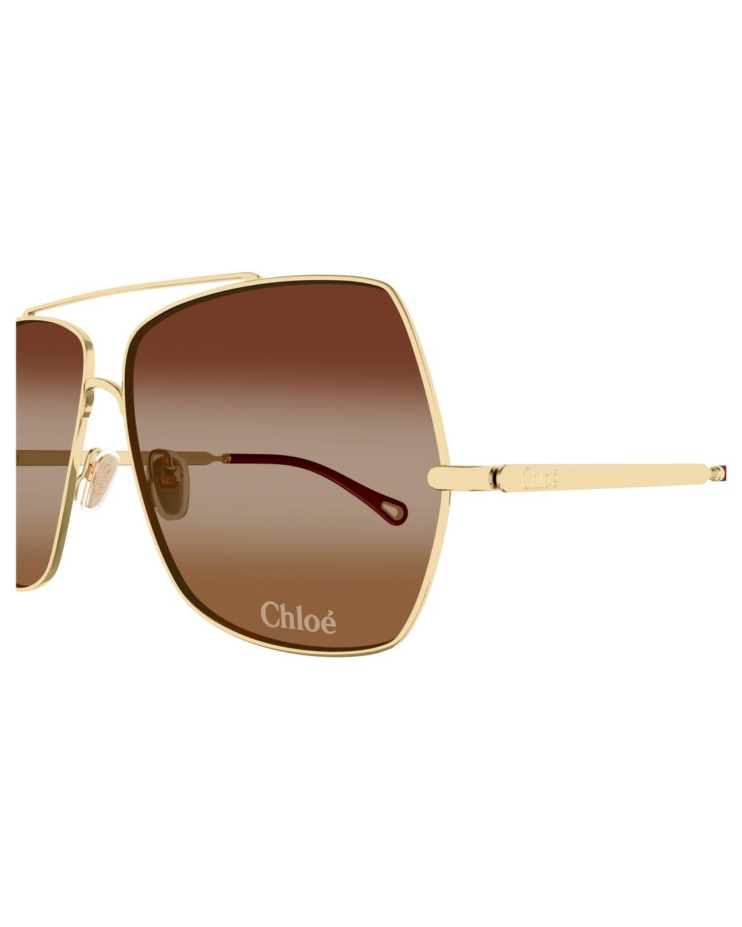 Chloé Black Ch0278S 001 Sunglasses Metal Squared