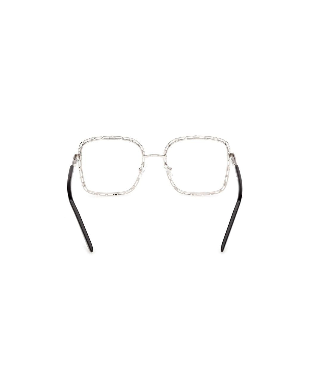 Guess Black Gu50364 028 Optical Frames Metal Squared Normal