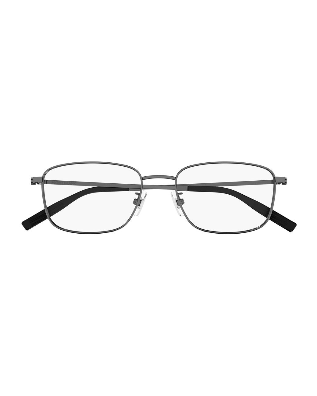 Montblanc Black Mb0373Oa 003 Optical Frames Titanium Transparent Squared for men