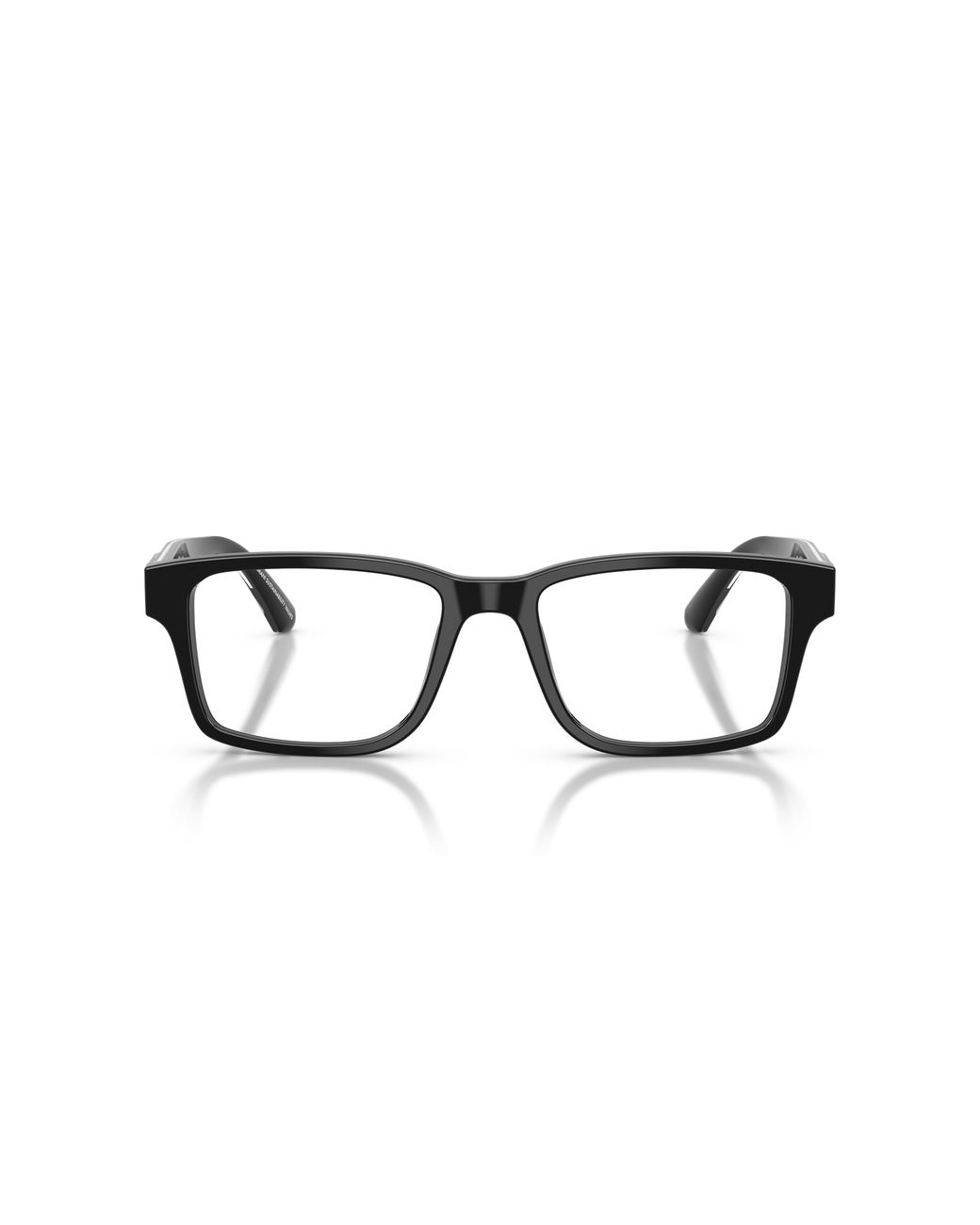 Emporio Armani Black Ea3271 6321 Optical Frames Acetate Squared Normal for men