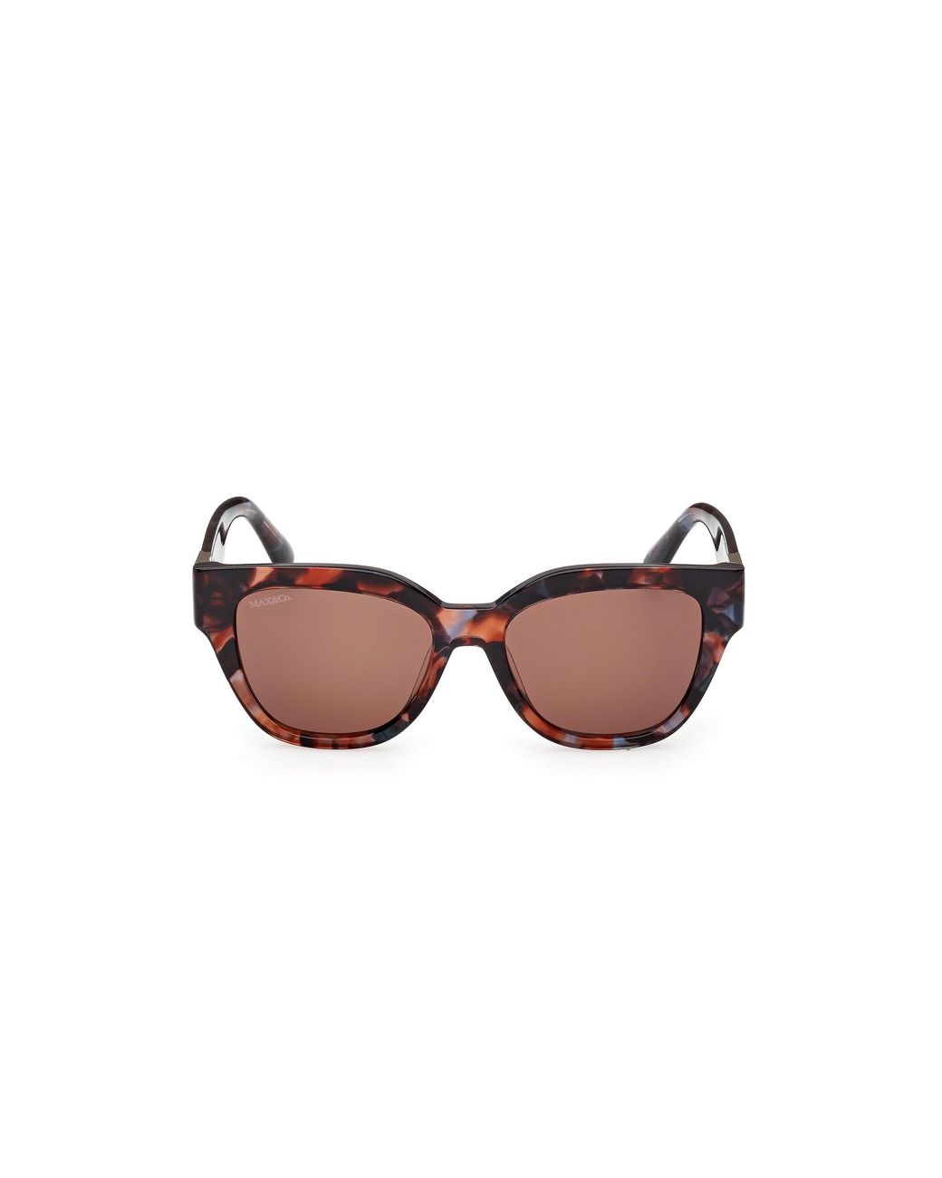 MAX&Co. Black Mo0138 54E Sunglasses Acetate Squared Normal
