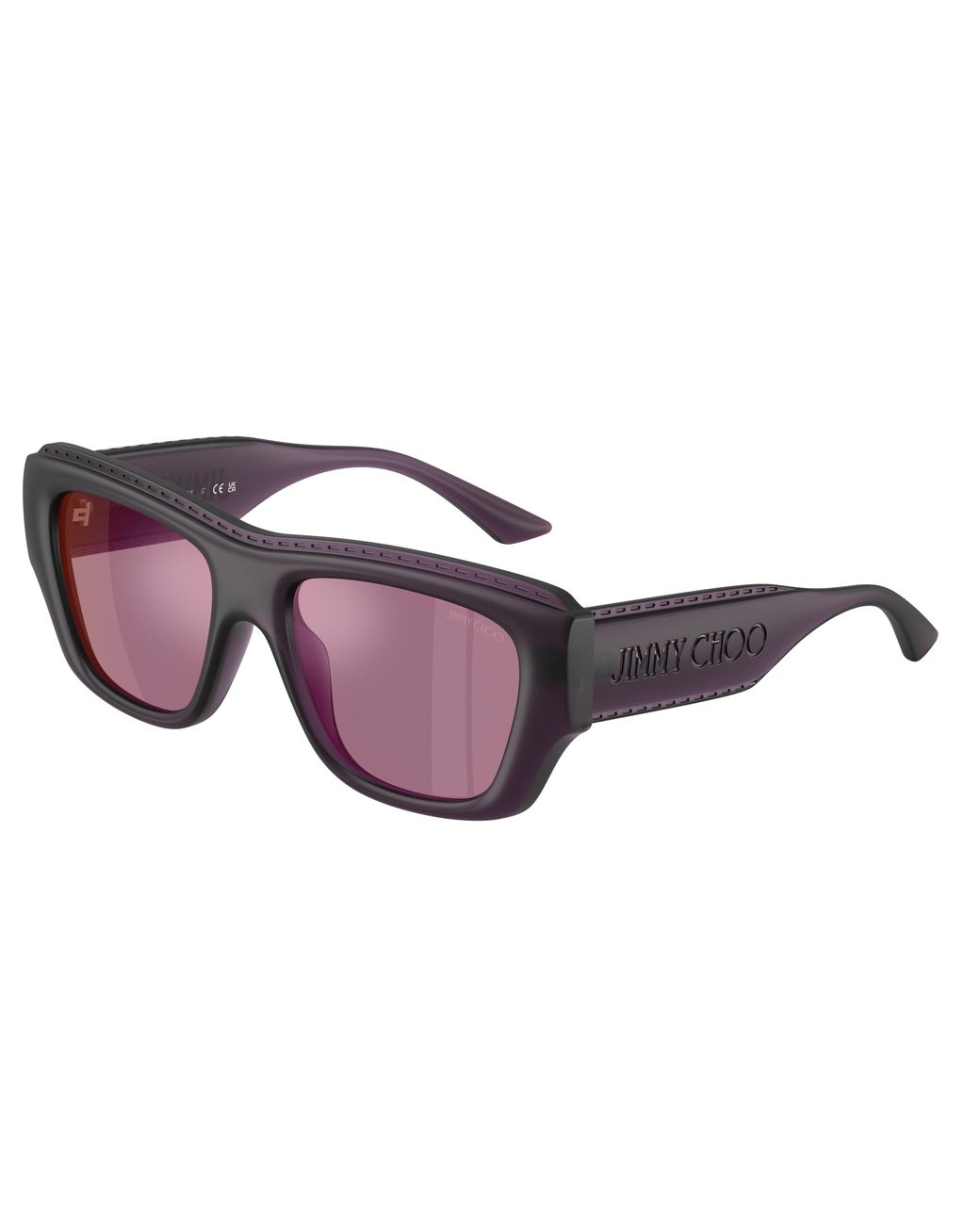 Jimmy Choo Black Jc6003U 5092Lb Sunglasses Injected Squared Mirrored