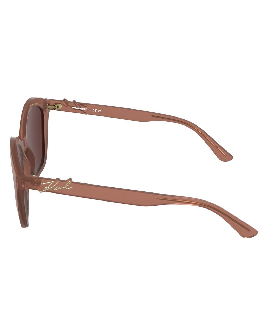 Karl Lagerfeld Black Kl6222S 652 Sunglasses Bio-Injected Cat Eye Normal