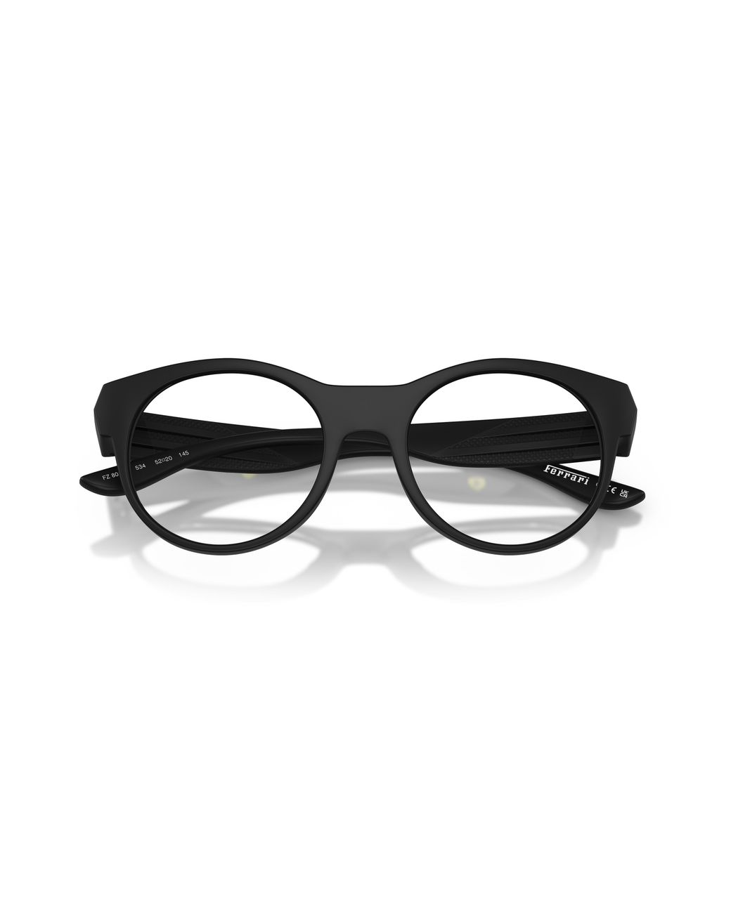 FERRARI SCUDERIA Black Fz8031U 534 Optical Frames Injected Transparent Geometric Normal