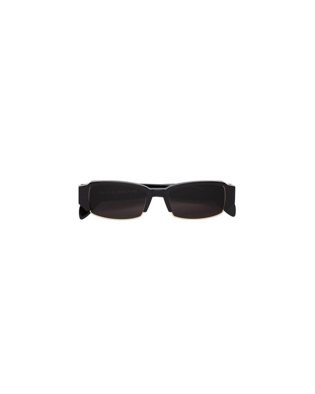 Retrosuperfuture Black Ern Vedas Sunglasses Acetate Squared Normal