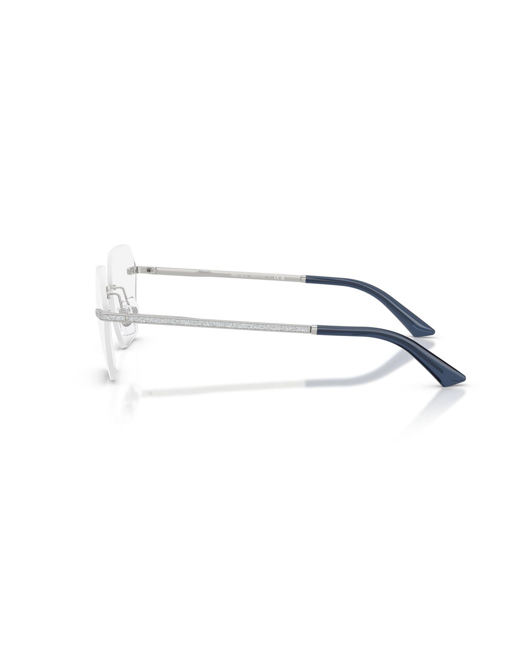Jimmy Choo Black Jc2016J 3018 Optical Frames Metal Geometric Normal