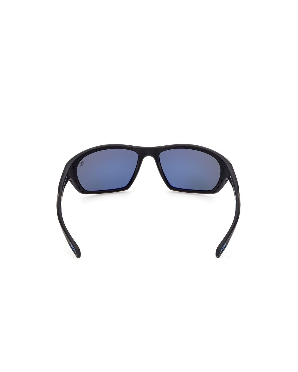 Timberland Black Tb00092 02D Sunglasses Injected Smoke Squared Polarized for men