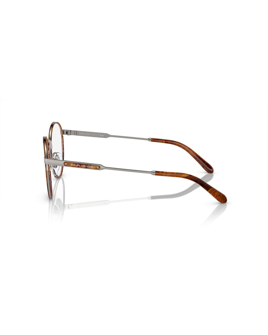 Ralph Lauren Black Rl5124J 9002 Optical Frames Metal Round Normal for men