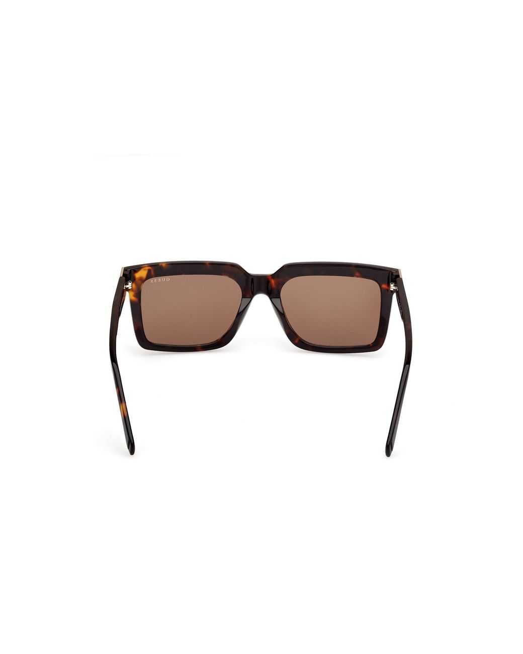 Guess Black Gu00213 52E Sunglasses Acetate Squared Normal for men