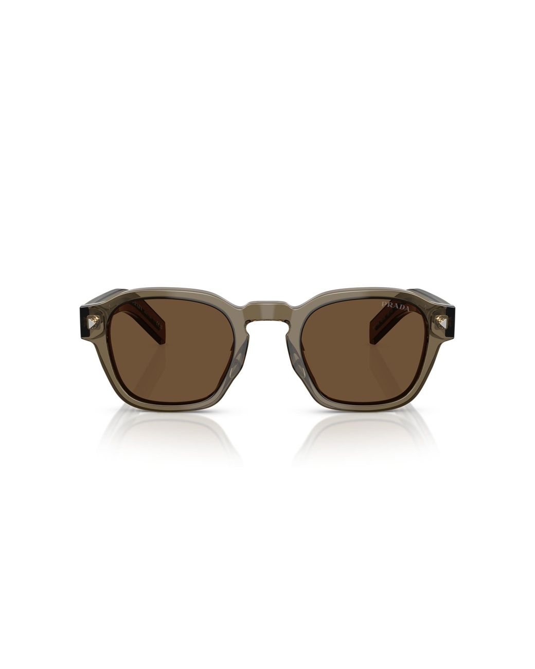 Prada Black Pr A16S 18T70F Sunglasses Acetate Pantos Normal for men