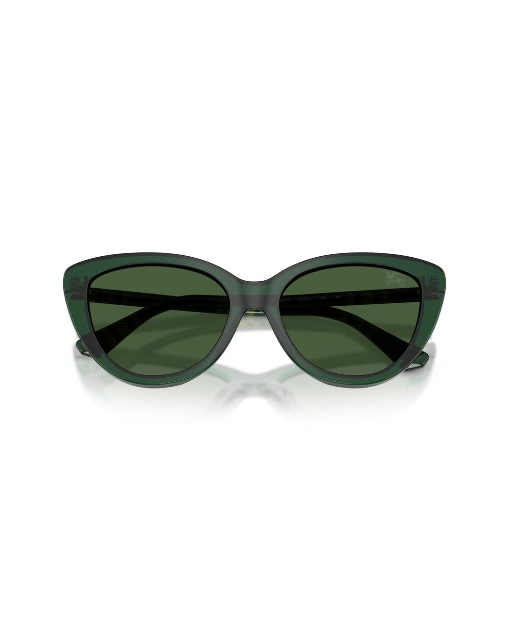 Burberry Green Be4457 416271 Sunglasses Acetate Cat Eye Normal