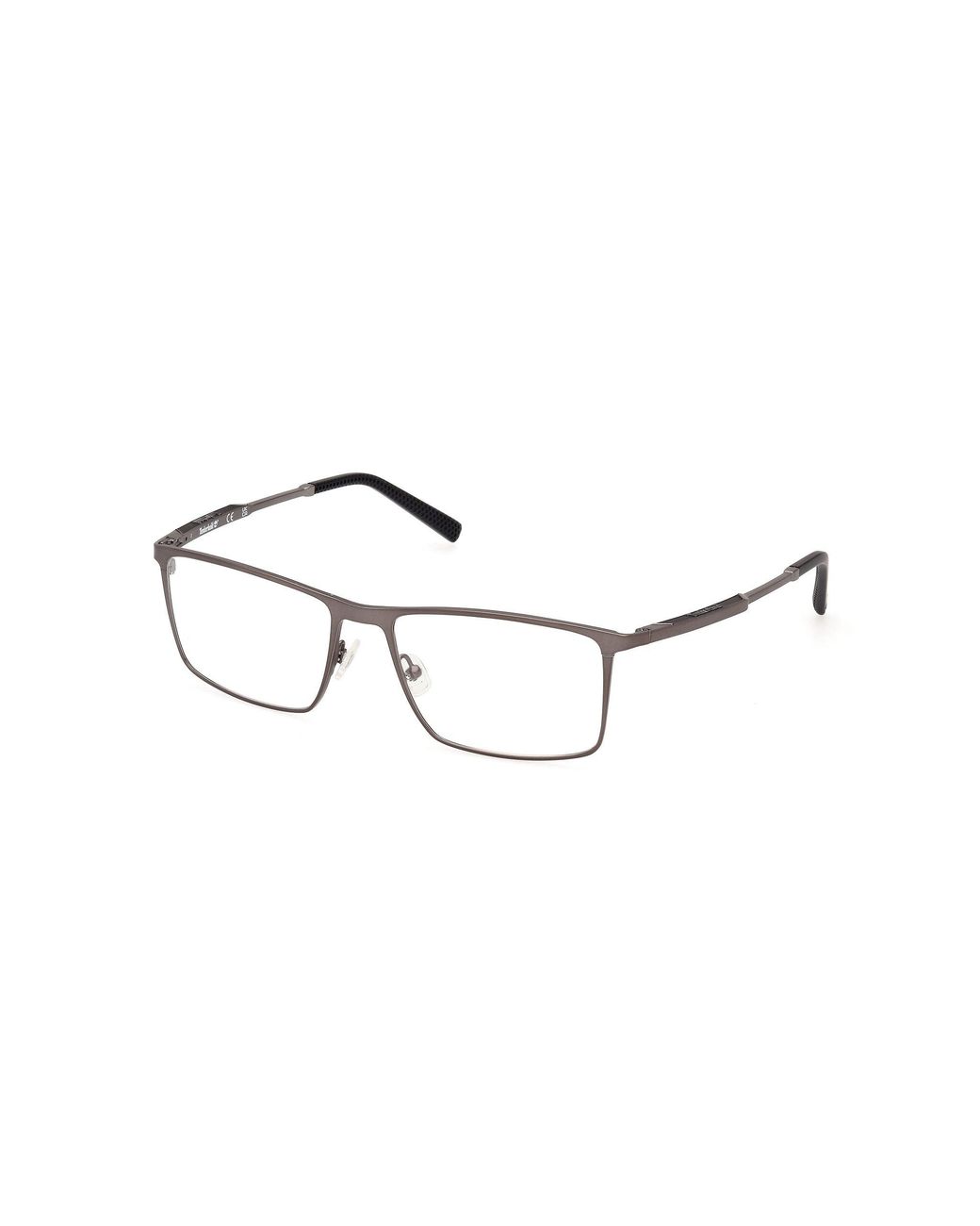 Timberland Black Tb50007 007 Optical Frames Metal Squared Normal for men