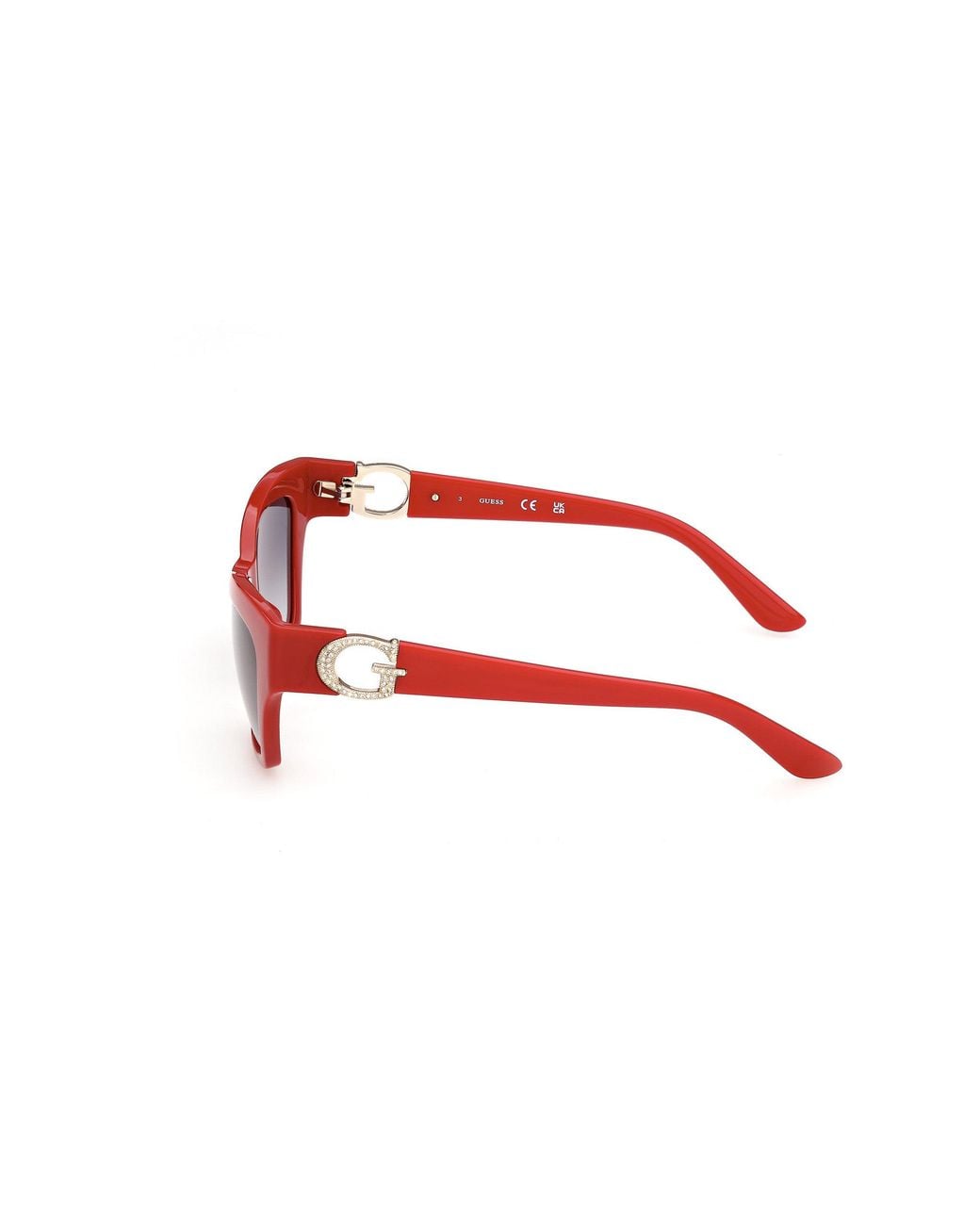 Guess Gu00360 66B Sunglasses Injected Smoke Squared Normal