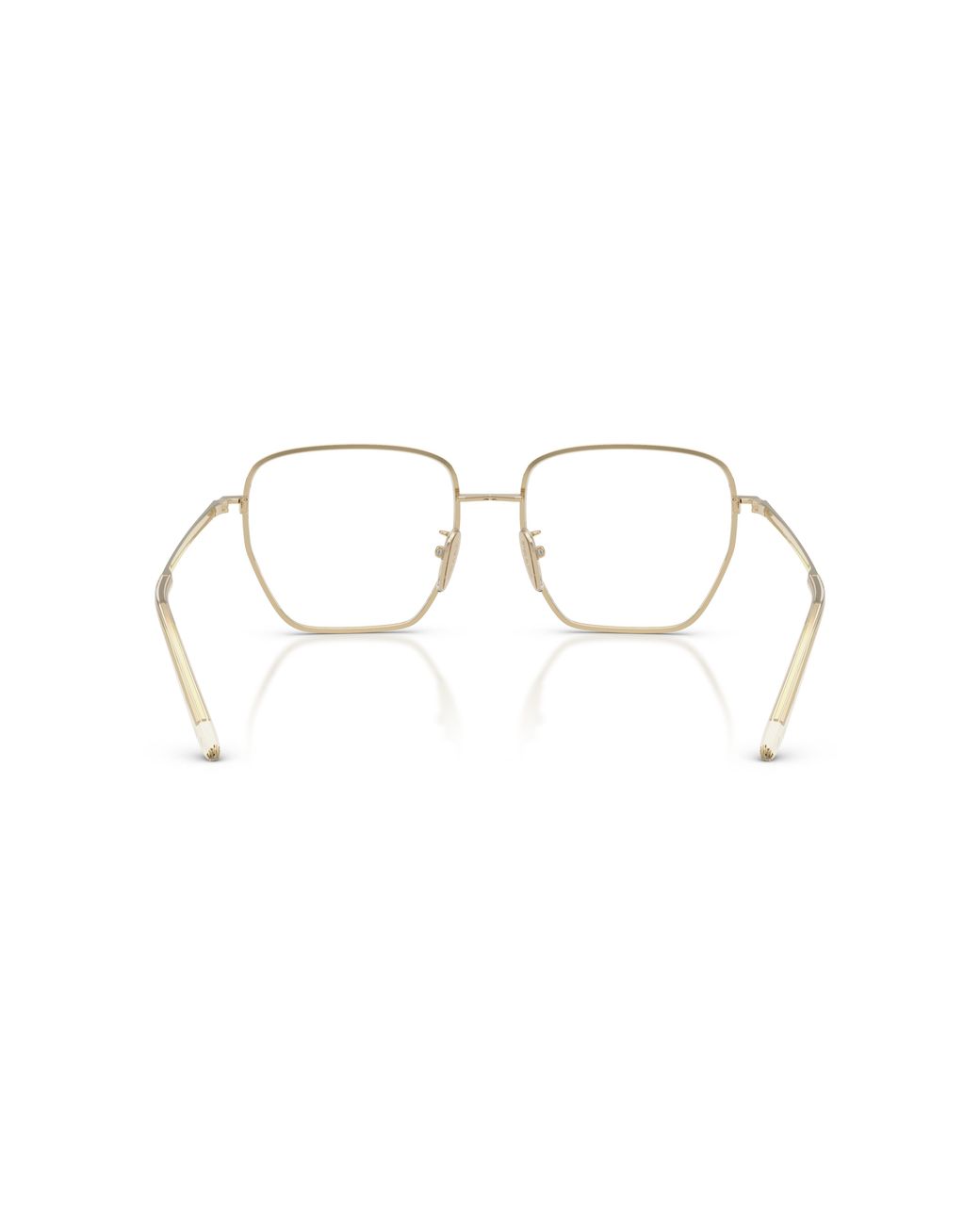 Prada Black Pr C51Vd Zvn1O1 Optical Frames Metal Squared Normal