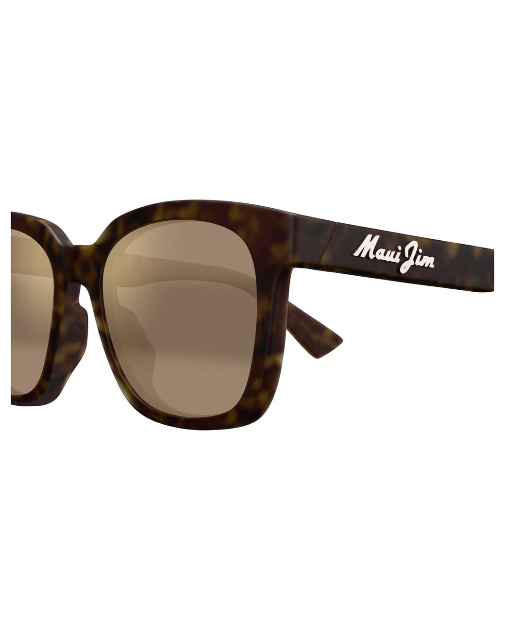 Maui Jim Black Mj0653Sa 002 Occhiali Da Sole Bio-Iniettato Bronzo Rotonda