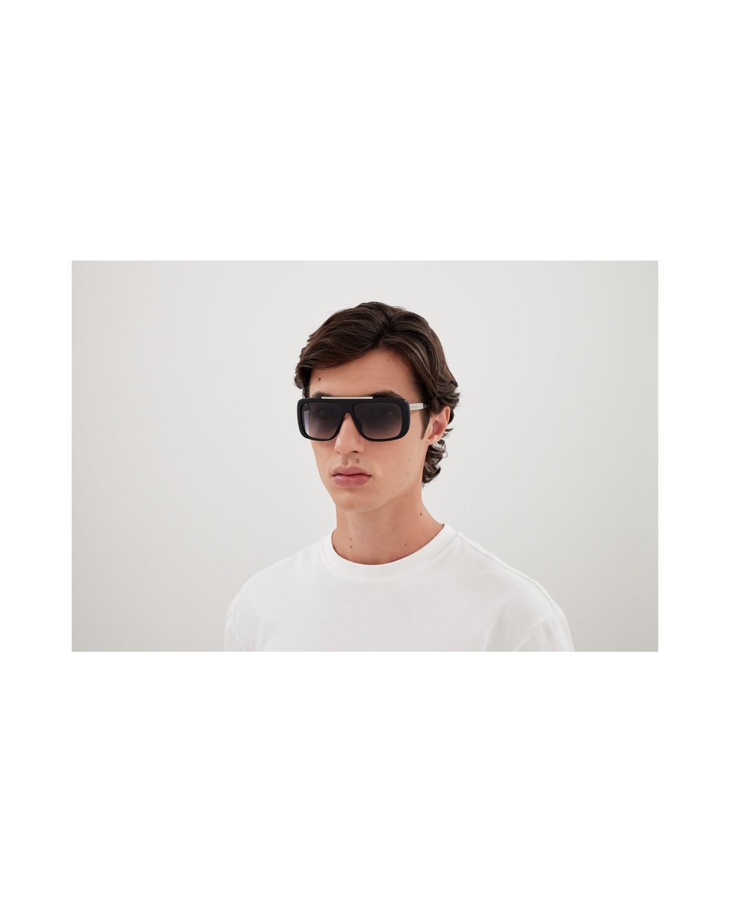 McQueen Black Am0492S 001 Sunglasses Acetate Pilot