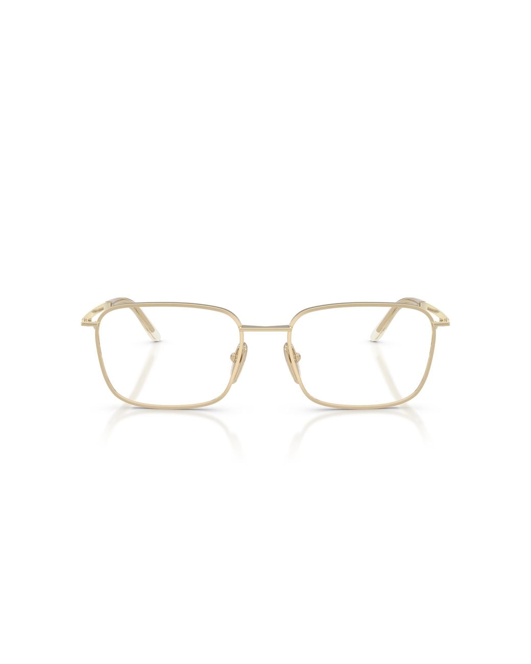 Prada Black Pr D55V Zvn1O1 Optical Frames Metal Transparent Squared Normal for men