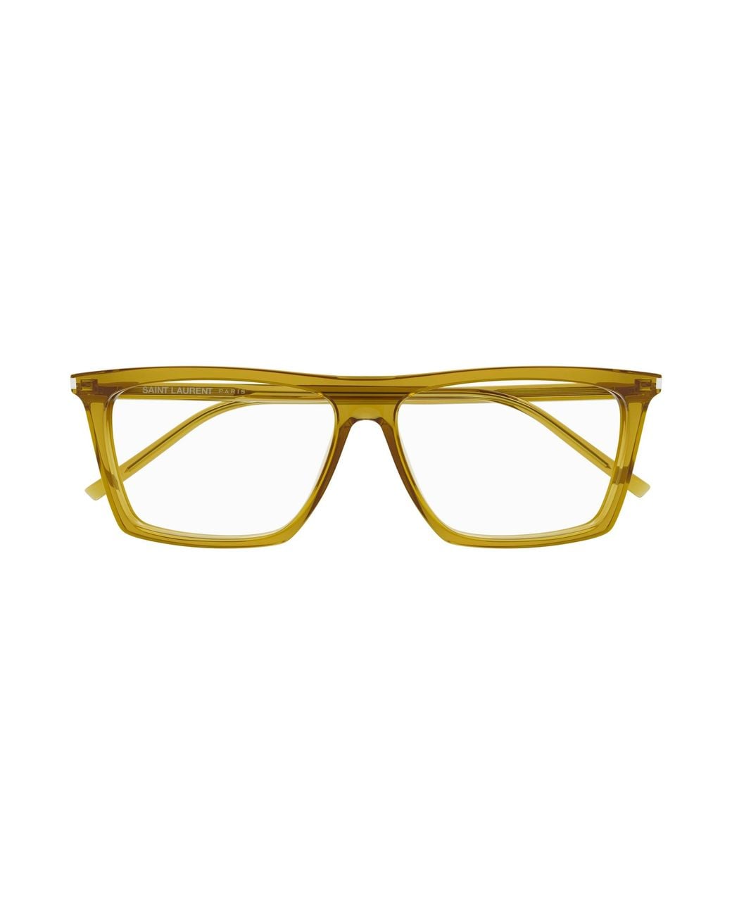 Saint Laurent Black Sl 803 011 Optical Frames Acetate Transparent Squared for men