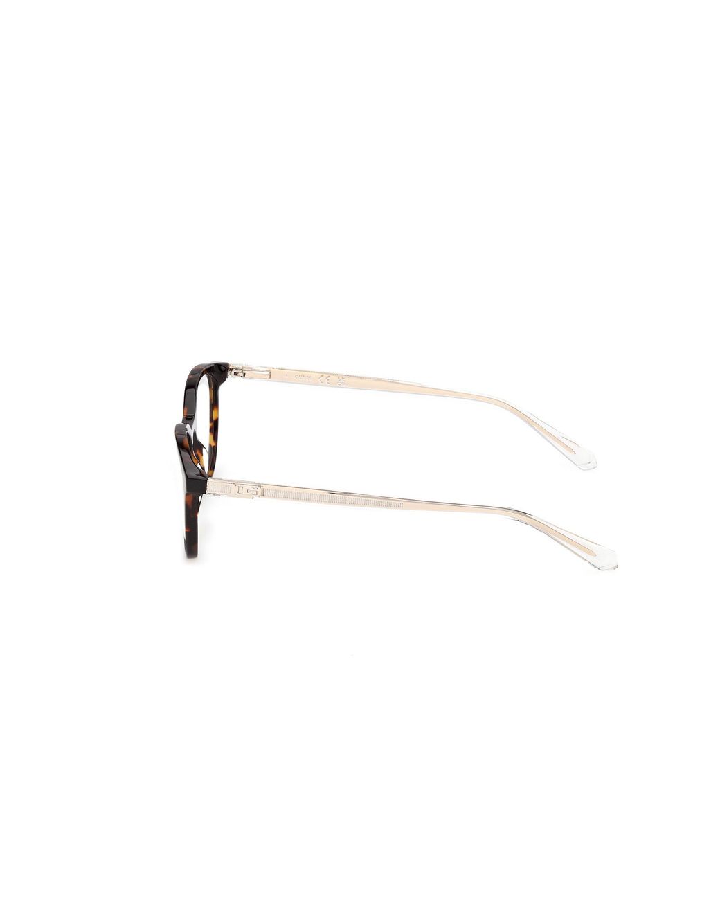 Guess Black Gu50390 52 Optical Frames Acetate Round Normal for men
