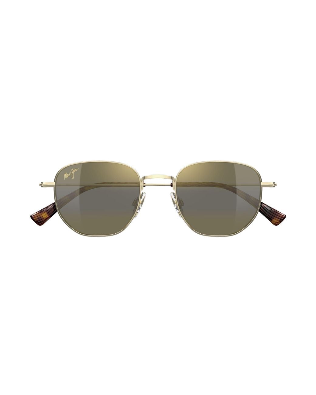 Maui Jim Black Mj0366S 003 Occhiali Da Sole Metallo Bronzo Squadrata