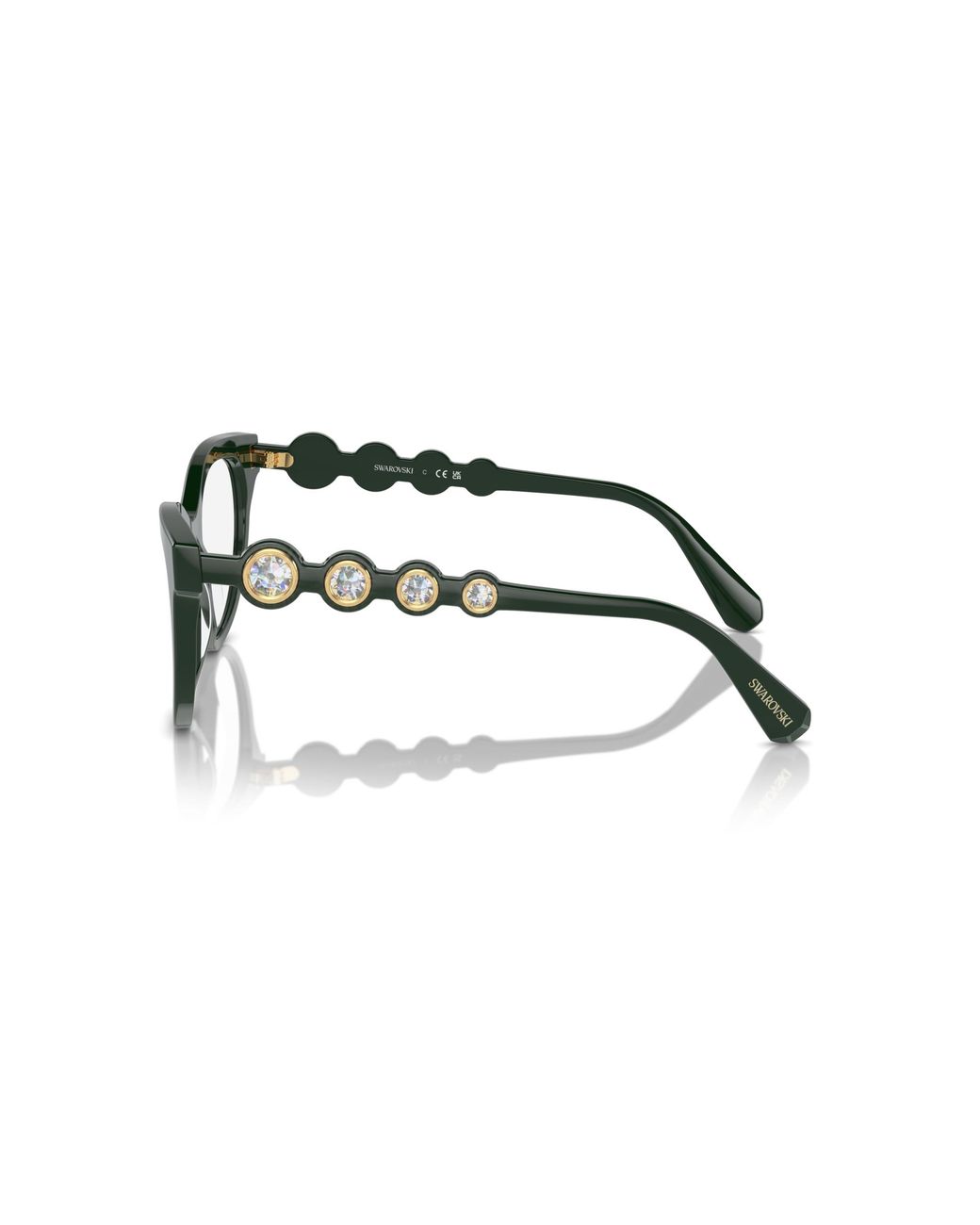 Swarovski Black Sk2025 1026 Optical Frames Acetate Round Normal