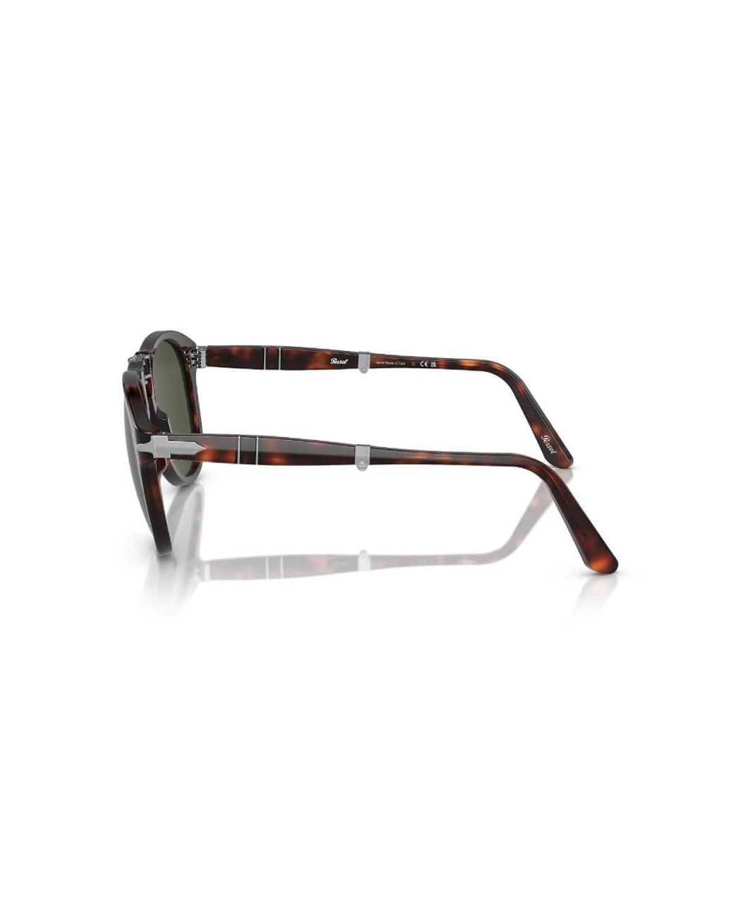 Persol Green Po0714 Folding 24/31 Sunglasses Acetate Pilot Normal for men