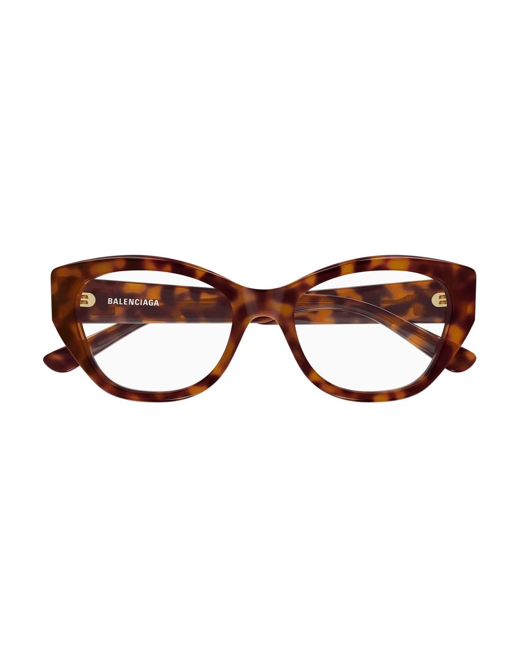 Balenciaga Black Bb0481O 006 Optical Frames Acetate Transparent Cat Eye