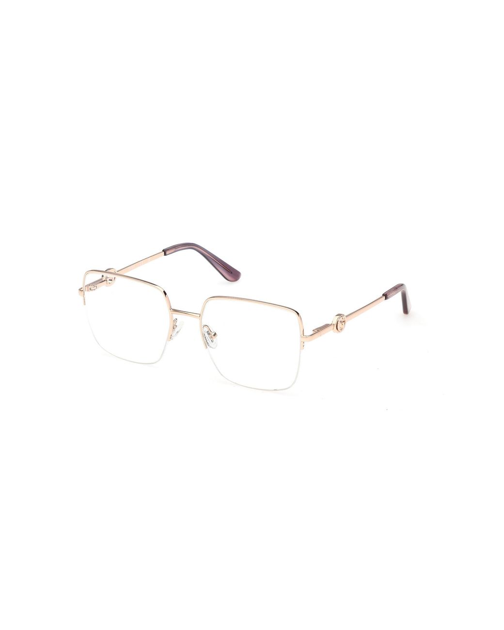 Guess Black Gu50347 028 Optical Frames Metal Squared Normal