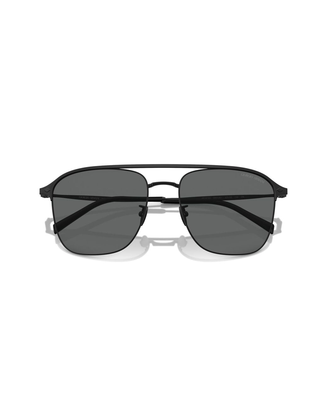Giorgio Armani Black Ar6154 300187 Sunglasses Steel Squared Normal for men