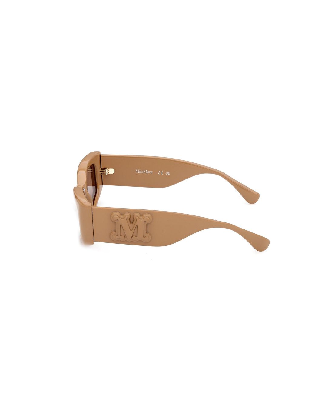 Max Mara Black Mm0209 45E Sunglasses Injected Geometric Normal