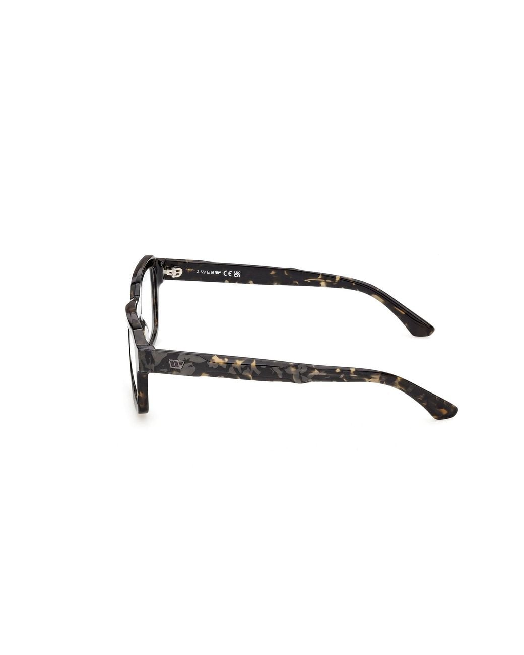 Web Black We5484 52 Optical Frames Acetate Squared Normal for men
