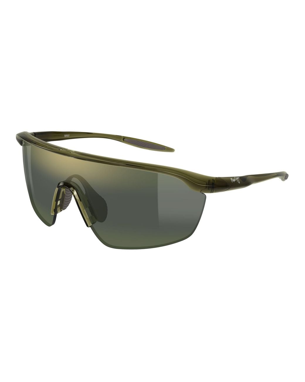 Maui Jim Black Mj0347S 010 Sunglasses Bio-Injected Wraparound