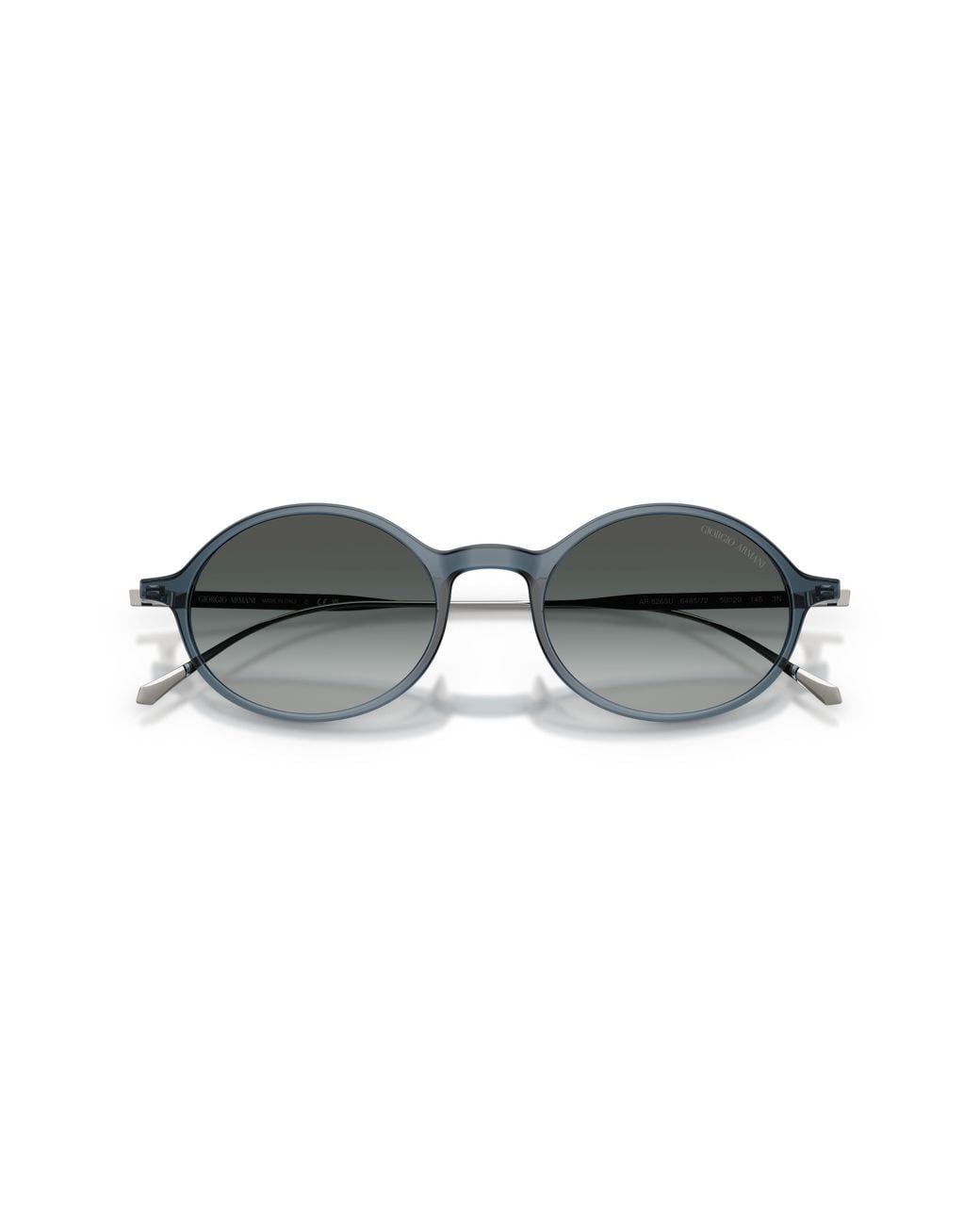 Giorgio Armani Black Ar8263U 648572 Sunglasses Injected Round Normal Nuanced for men