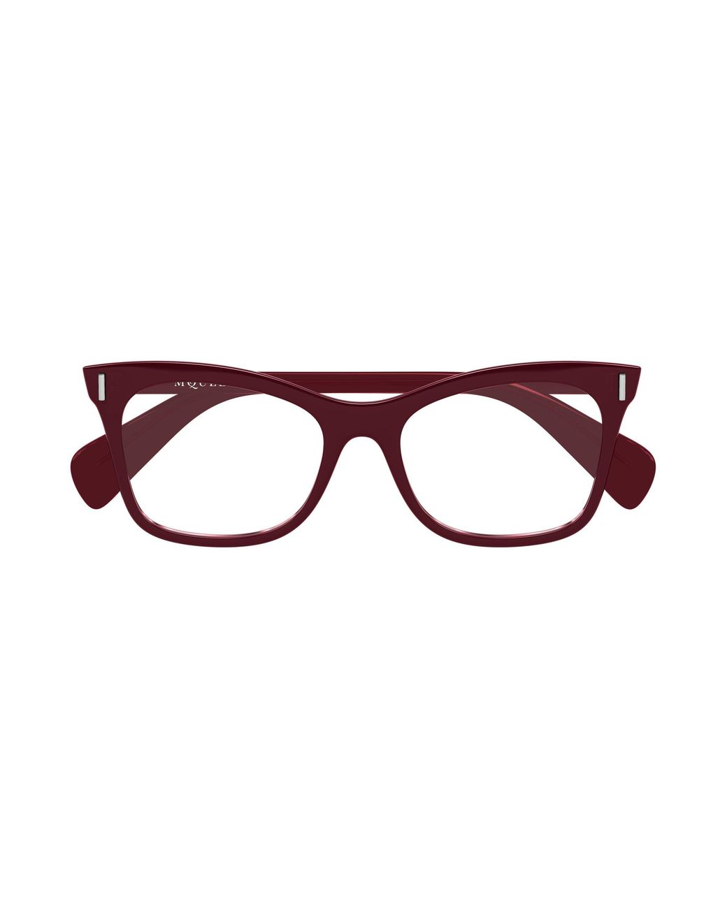 McQueen Black Am0552O 003 Optical Frames Acetate Transparent Cat Eye