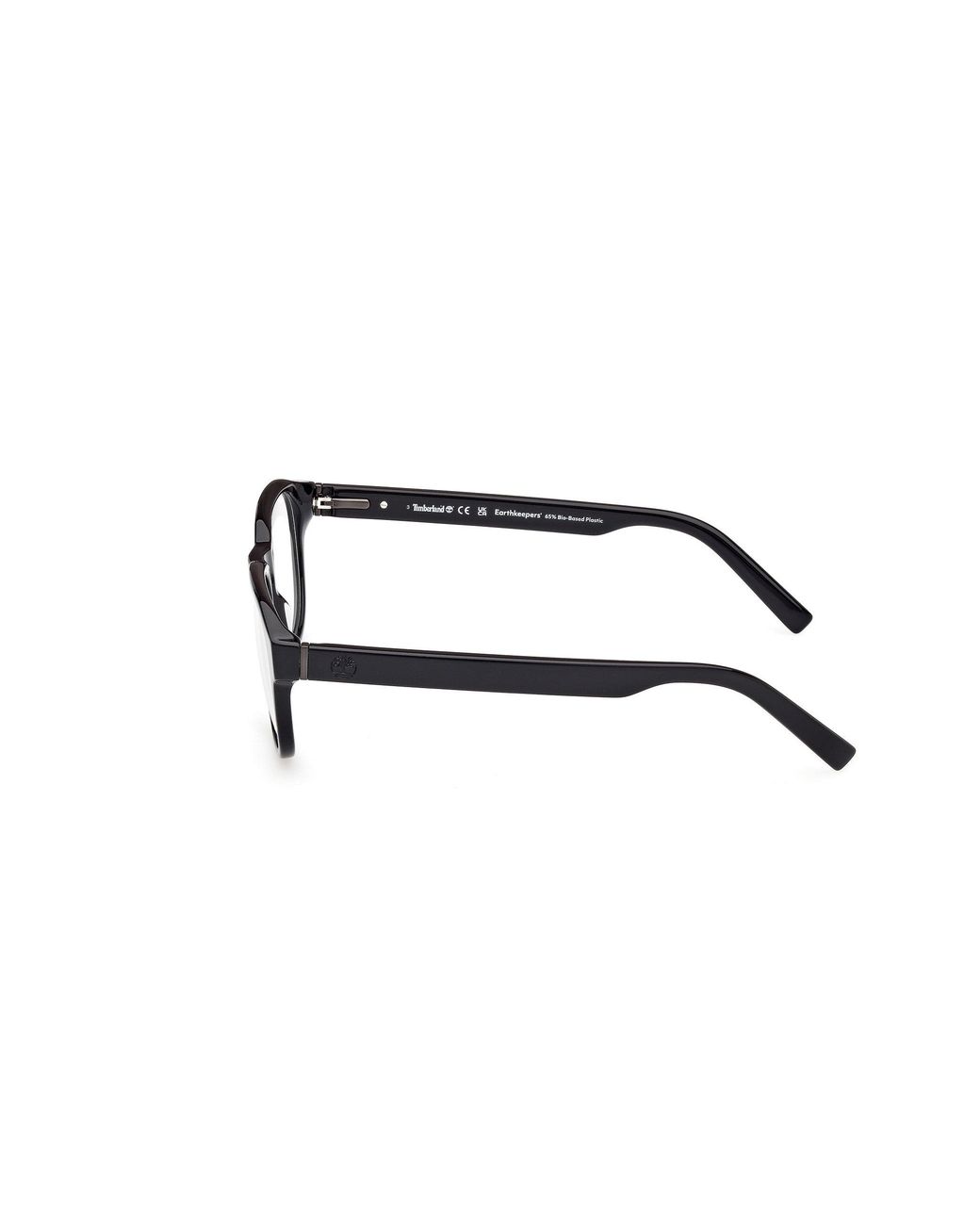 Timberland Black Tb50052 001 Optical Frames Acetate Round Normal for men