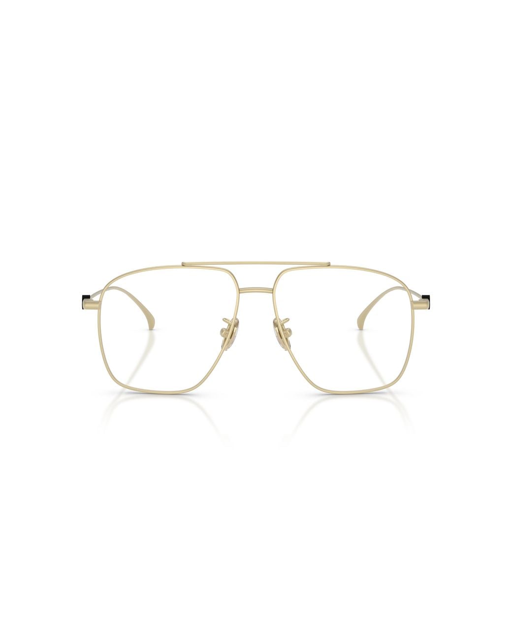 Moncler Black Me1017T 1024 Optical Frames Titanium Transparent Pilot Normal