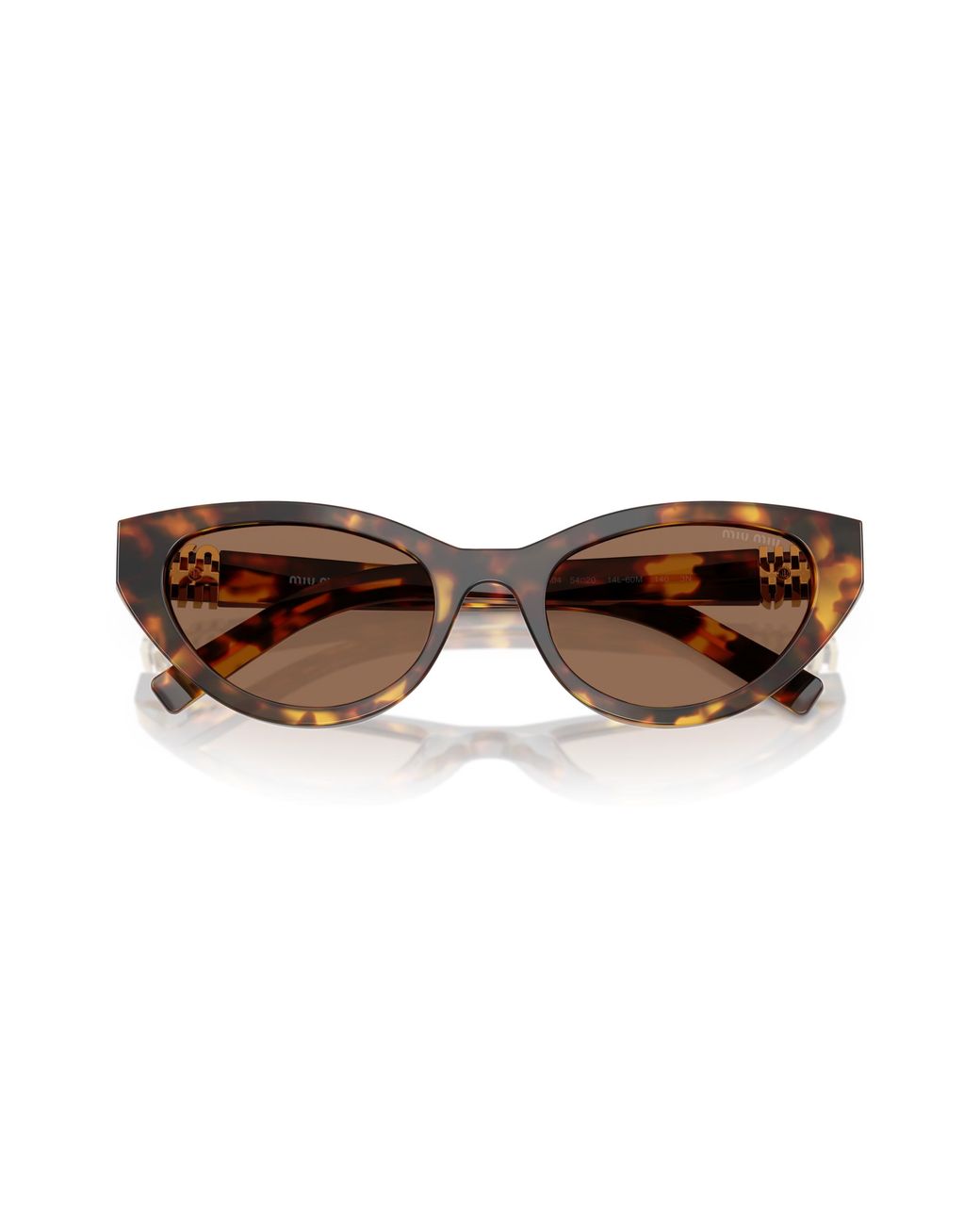 Miu Miu Black Mu A04S 14L60M Sunglasses Acetate Butterfly Normal