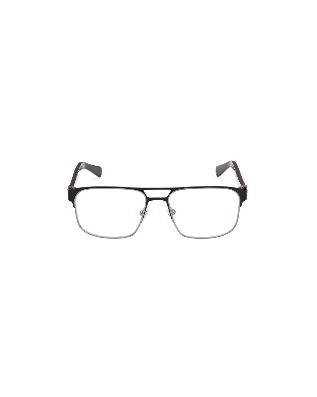 Guess Black Gu50367 2 Optical Frames Metal Squared Normal for men