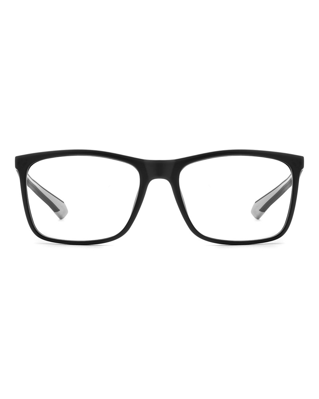 Polaroid Black Pld D477 08A Optical Frames Bio Polyamide Squared for men