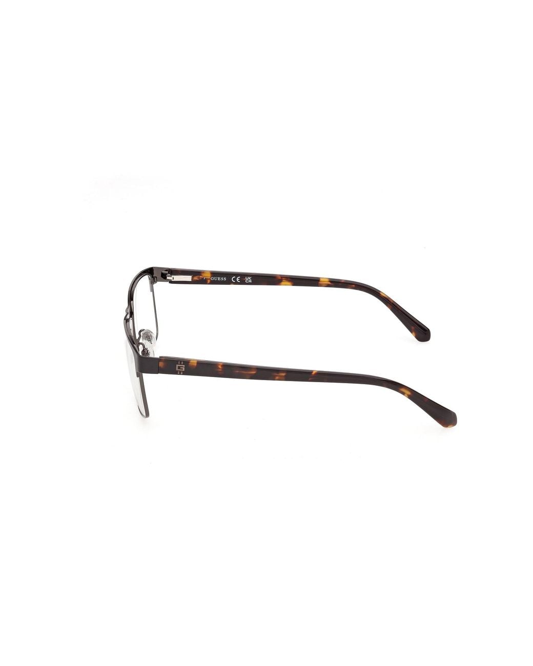 Guess Black Gu50450 2 Optical Frames Metal Squared Normal for men