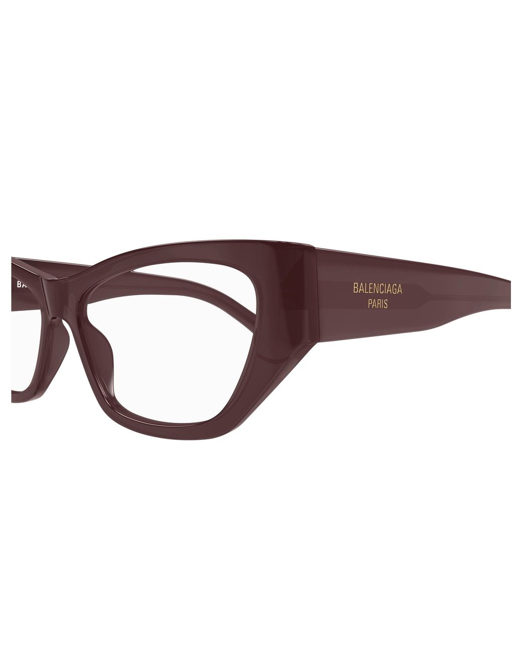 Balenciaga Black Bb0372O 004 Optical Frames Acetate Transparent Cat Eye