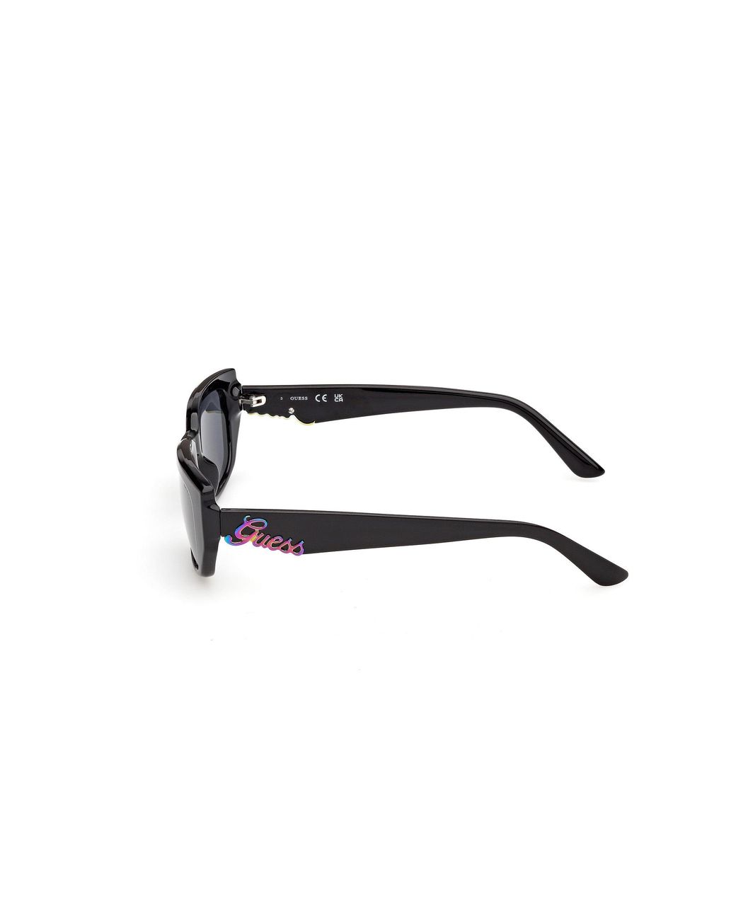 Guess Black Gu00306 01A Sunglasses Injected Smoke Squared Normal