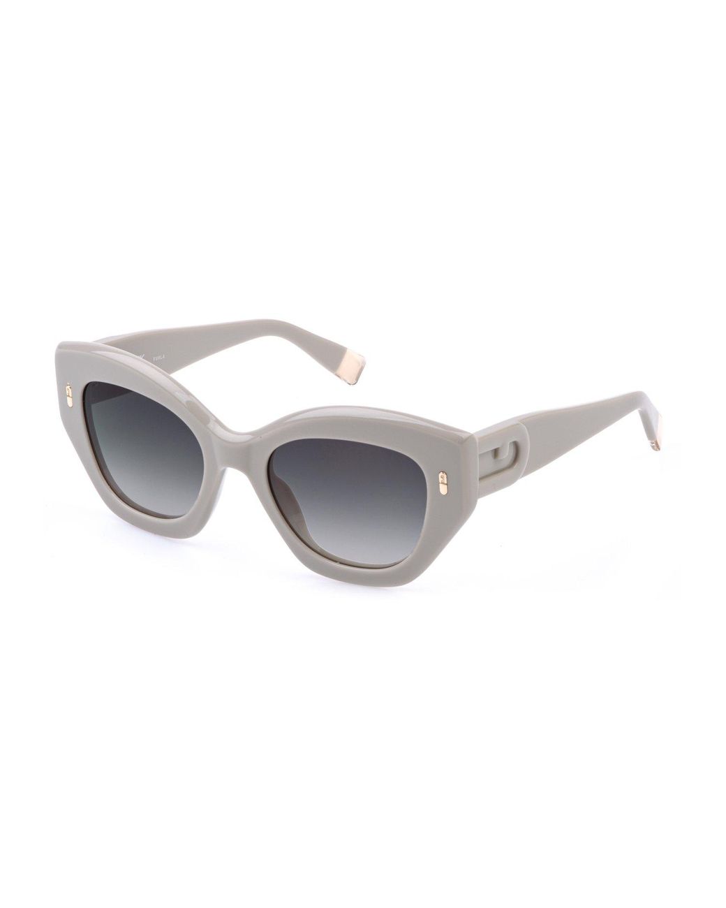 Furla Black Sfu985 0Aec Sunglasses Acetate Smoke Butterfly Normal Nuanced