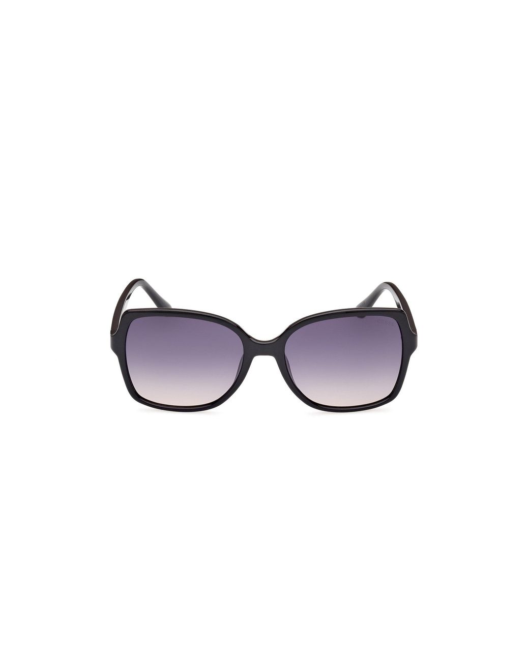 Guess Black Gu00100 01B Sunglasses Injected Smoke Squared Normal Shaded